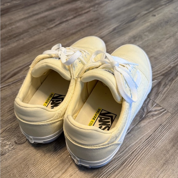 EUC Vans Ward DX Skate Shoes Women Size 9.5 Yellow - Picture 3 of 11